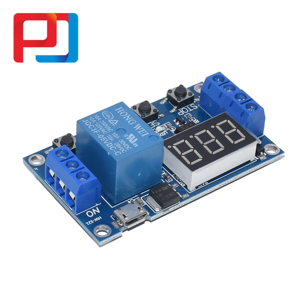 6 30V Модуль реле переключатель Время задержки срабатывания цепи таймер рабочий