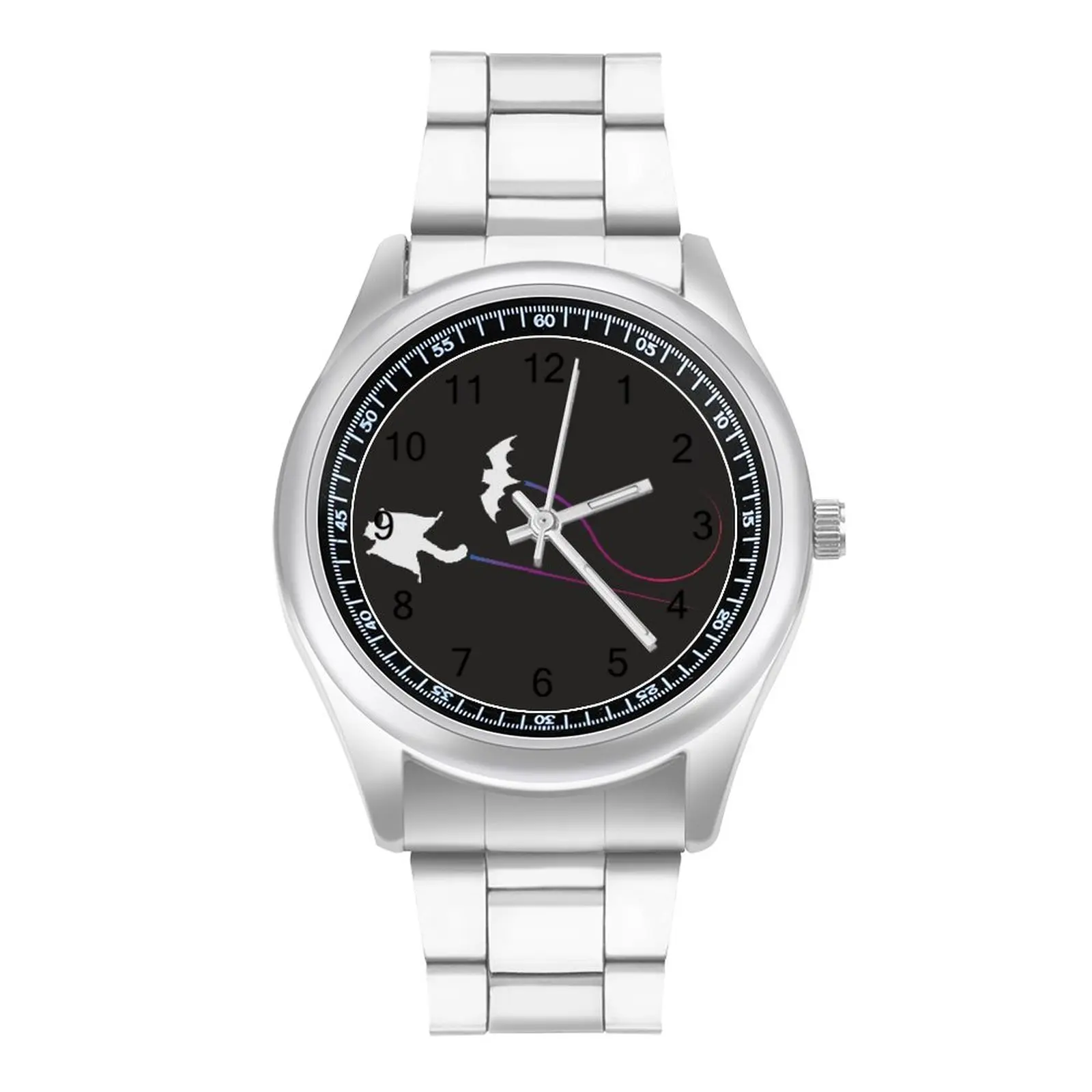 

Кварцевые часы с летящей белкой, цветные наручные часы, Стальные наручные часы для мальчиков, для путешествий