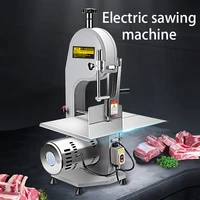 110v220v commercial meat slicer bone cutting machine large table electric meat saw metal desktop professional meat cutting