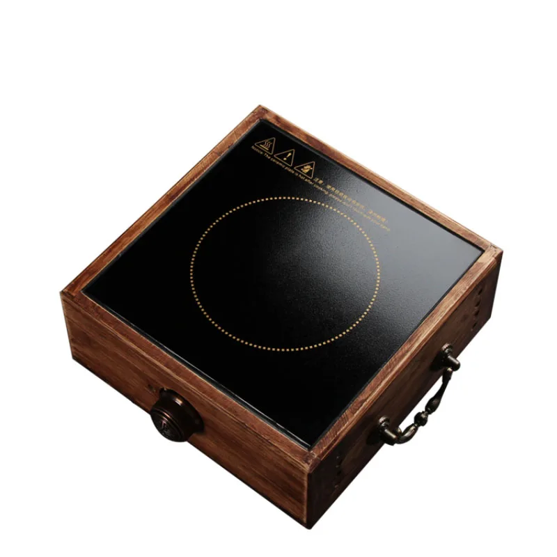 Кухонный электрический чайник для закипания воды в глиняном стиле Household Iron Pot Boiling Water Electric Heating Stove 220v/1500v Tea Making Machine Se Small Retro Pottery on.