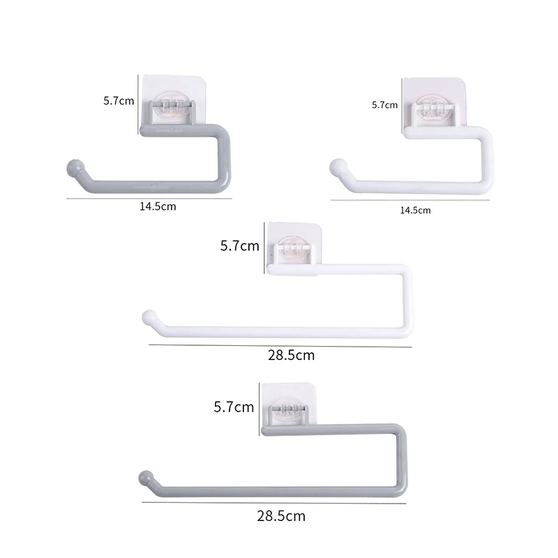 

Kitchen Paper Roll Holder Towel Hanger Rack Bar Cabinet Rag Hanging Holder Bathroom Organizer Shelf Toilet Paper Holder for Home