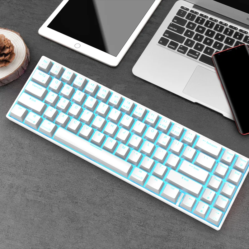 Механическая игровая клавиатура Royal Kludge RK71 с 71 клавишами небольшая беспроводная