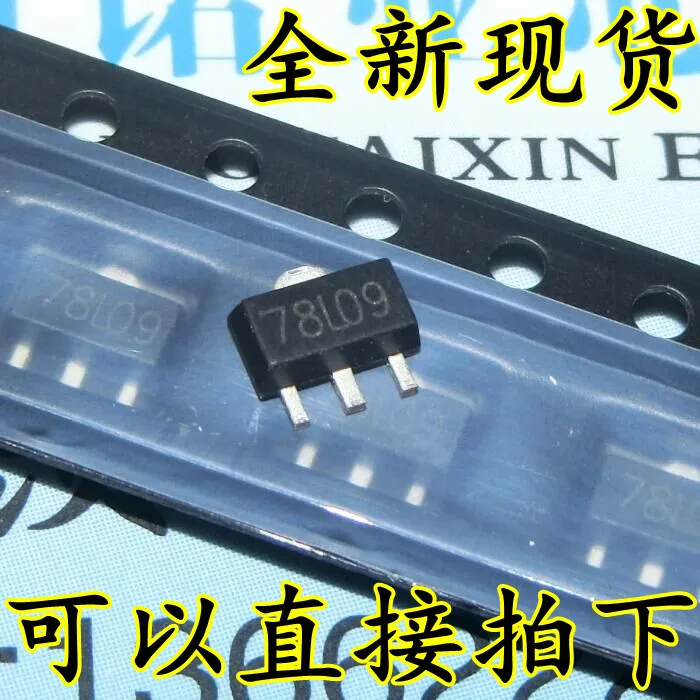 

20pcs/lot New 78L09 SOT-89 SMD Triode Voltage Regulator 9V