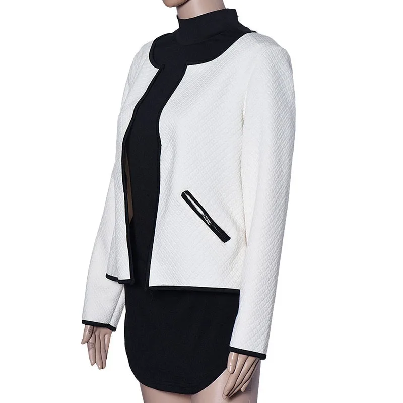 

Women's Spring Jacket Womens Long Sleeve Shirt Slim Fit Zip Jacket Women Ladies Baseball Coat Outerwear Jackets