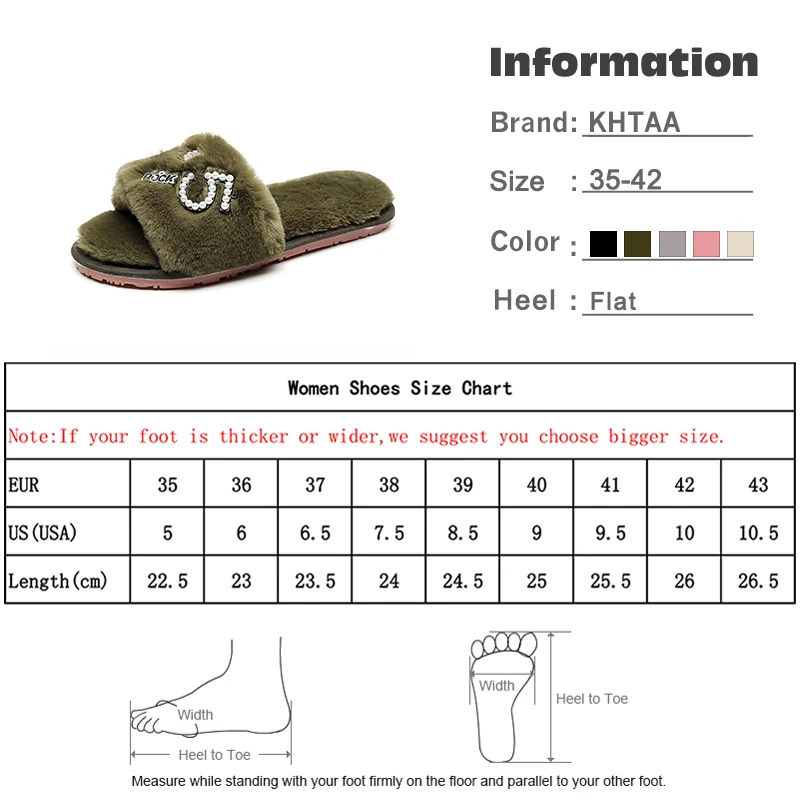 

Women Elegant Home Slippers Women's Plush Winter Warm Ladies String Bead Cozy Indoor Shoes Woman Comfort Casual Female Fashion