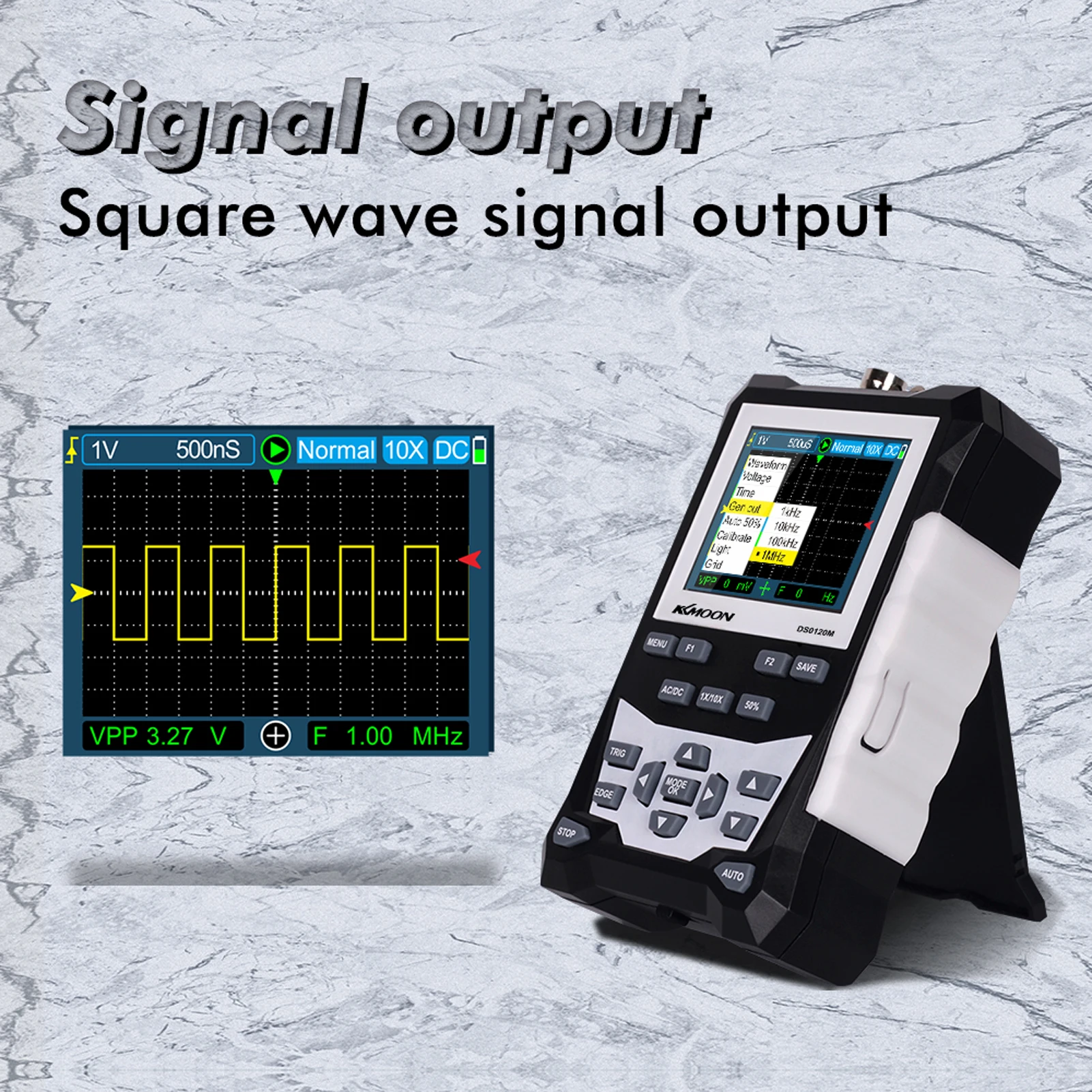KKmoon Digital Oscilloscope DS0120M 320x240 High Definition 2.4 Inch TFT Color Screen 120MHz Bandwidth 500MSa/s | Инструменты