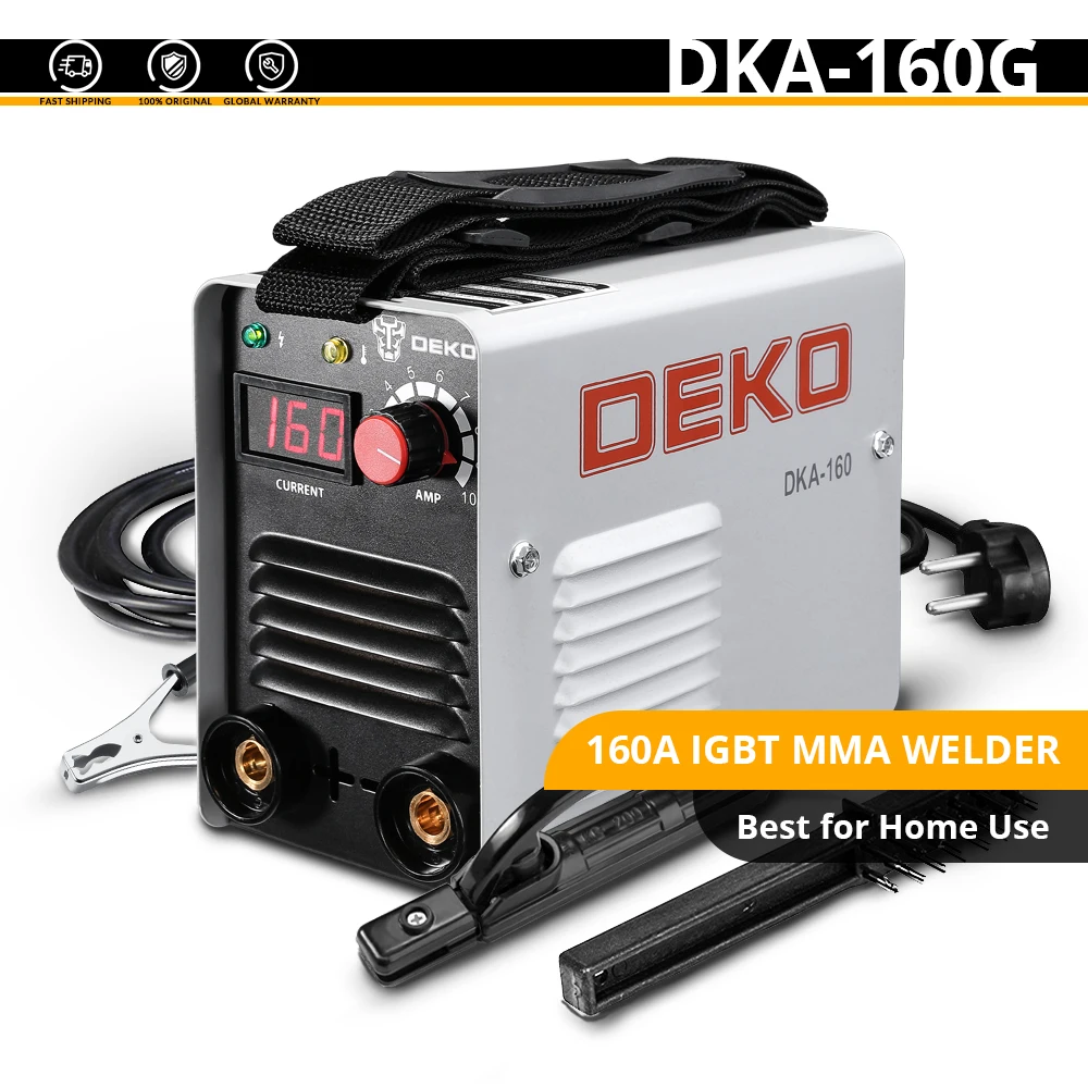DKA-160G DEKO DKA-200Y 200A 4.1KVA инвертор дуговой Электрический сварочный аппарат 220V MMA сварочный аппарат для DIY сварочных работ и электрических работ - Цвет: DKA-160G