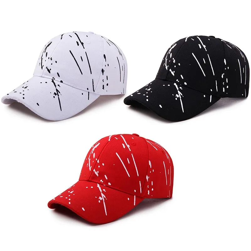 

New Fashion Men Women Baseball Cap Dot Stripe Print Outdoor Sun Caps Sport Casual Hat Snapback Unisex Adjustable Hip Hop Hats