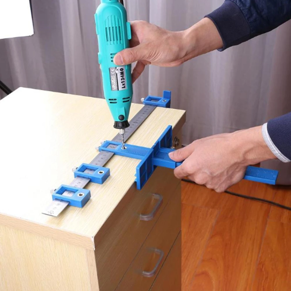 Набор направляющих для сверления инструмент дерева со съемным шаблоном