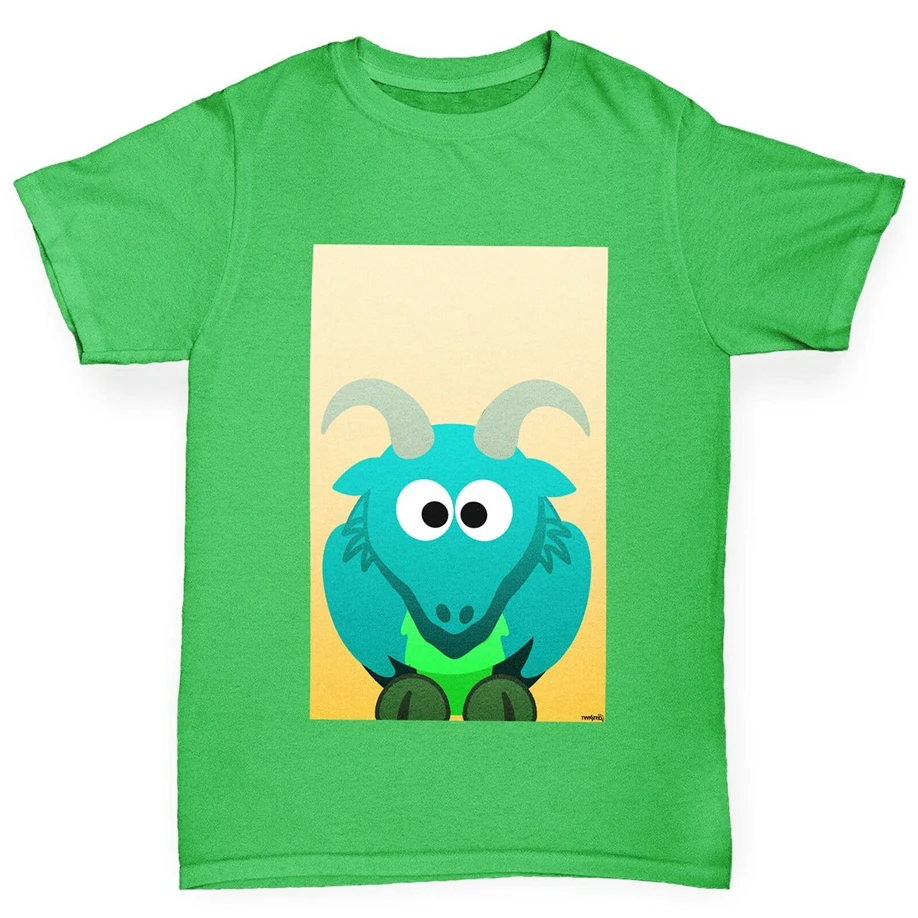 Футболка из хлопка премиум класса с принтом Завидная Зависть Billy The Goat модная