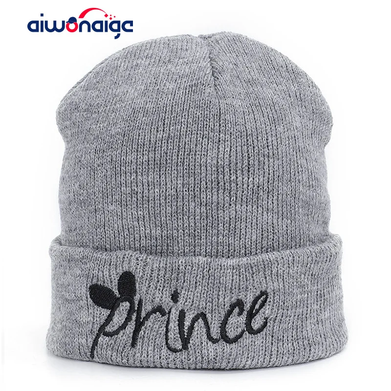 2019 детская вязаная шапка с вышитыми буквами хлопковая зимняя для мальчиков и