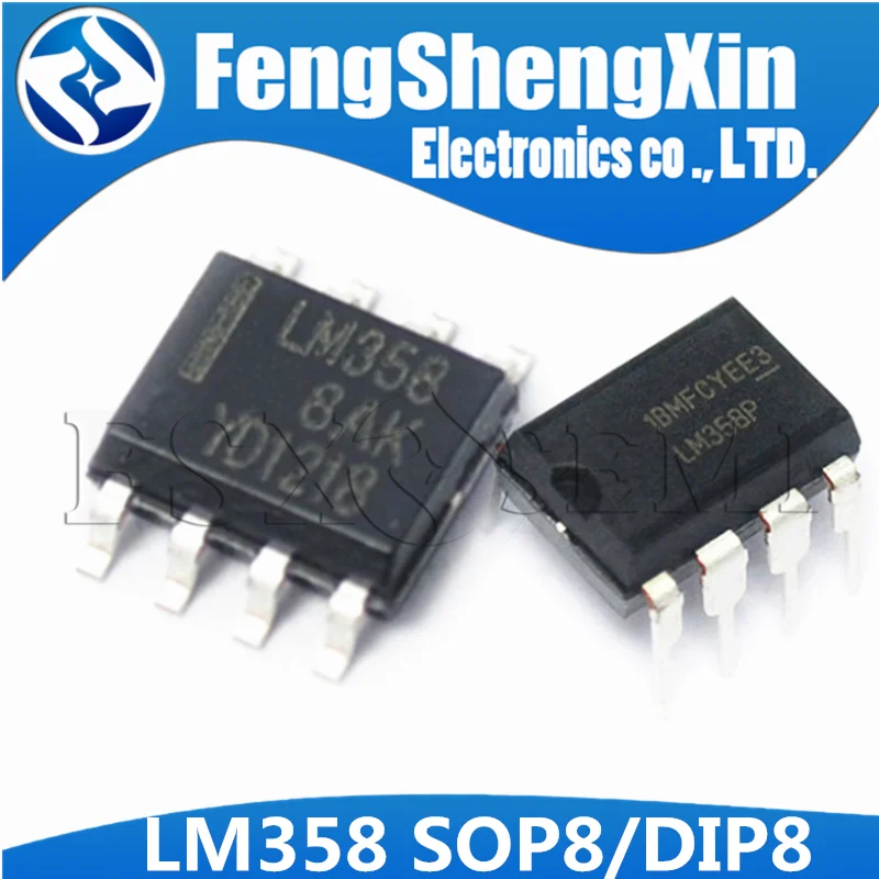 10pcs/lot LM358P DIP-8 LM358N LM358 LM358DR SOP-8 DUAL OPERATIONAL AMPLIFIERS IC