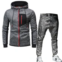 gyms spring male jacket pants casual track suit men sweatshirt fleece tracksuits 2020 autumn winter sportswear mens fitness