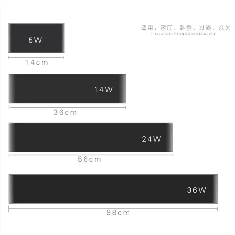 

Modern Simple LED Bathroom Mirror Headlamp Corridor Lantern Background Wall Lamp Wall Sconce Light Fixture