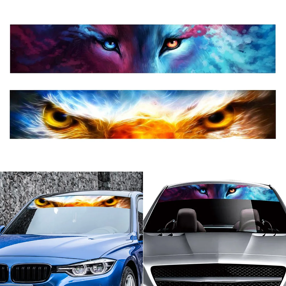 

Солнцезащитная пленка на лобовое стекло автомобиля, x 21 см