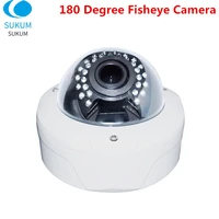 5mp fisheye security camera metal dome vandalproof 1 7mm lens 180 degree video surveillance cctv cameras with osd menu