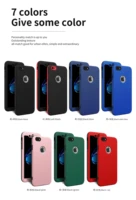 shockproof phone case for iphone 13 mini 11 12 pro max 6 7 8 plus se 2020 xs x xr etui solid color heavy duty protect back cover