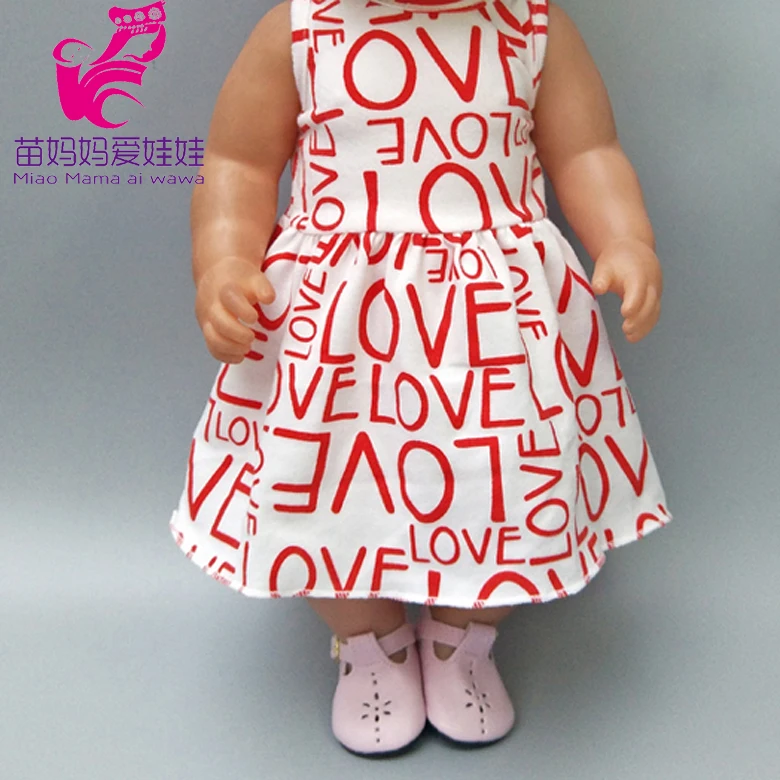 Fits for 43cm Infant Baby Doll Dress Green Flor Patttern Underwear 18&quot Bebe Accessories Toys Wear | Игрушки и хобби