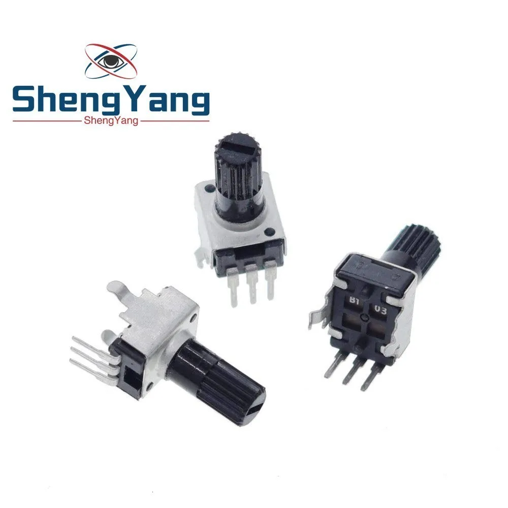 ShengYang 10 шт. Rv09 вертикальный 12,5 мм вал 1 к 2 к 5 к 10 к 20 к 50 к 100 к 0932 регулируемый резистор 9 тип 3pin уплотнительный потенциометр