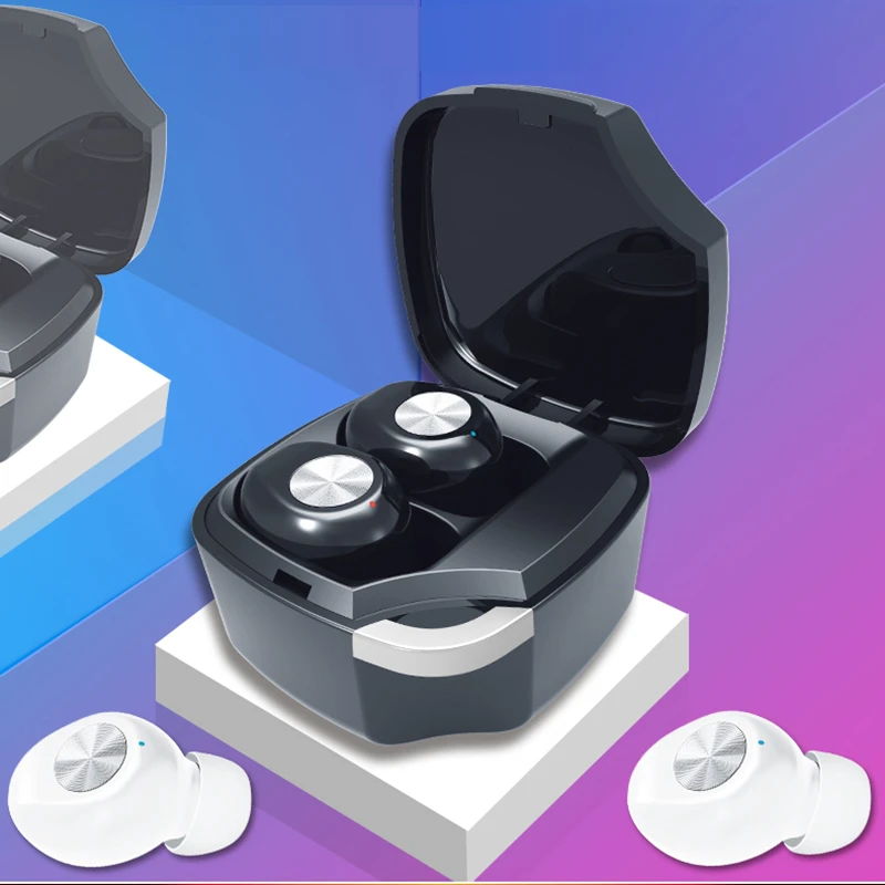 Игровая гарнитура мини беспроводная bluetooth-гарнитура наушники на Android TWS настоящие