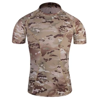 emersongear tactical skin tight base layer camo running shirts camouflage shorts sleeve outdoor sports sweat wicking t shirt