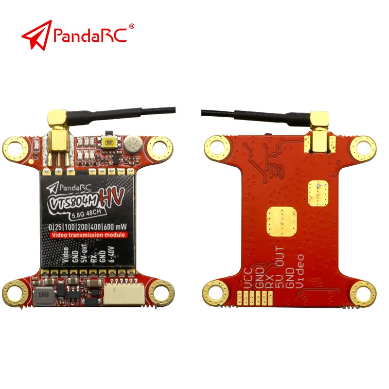 PandaRC VT5804M V2 VT5804 HV FPV видео передатчик 5 8G 48CH 25/100/200/400/600 мВт переключаемый OSD