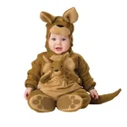 Детские костюмы для костюмированной вечеринки с изображением животных из мультфильма кенгуру для мальчиков и девочек, детские рождественские боди для новорожденного на Хэллоуин, реквизит для младенца