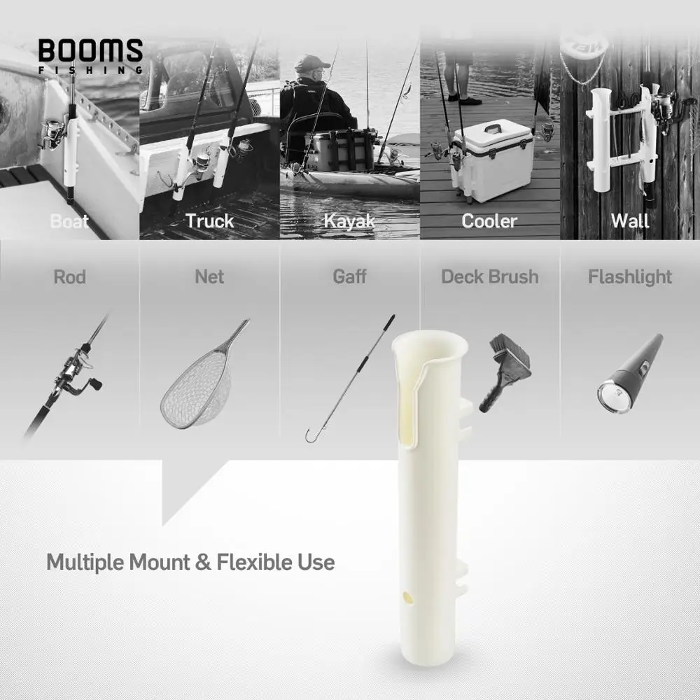 Портативный держатель Booms Fishing TB1 из АБС-пластика для лодки стойка удочки прочный