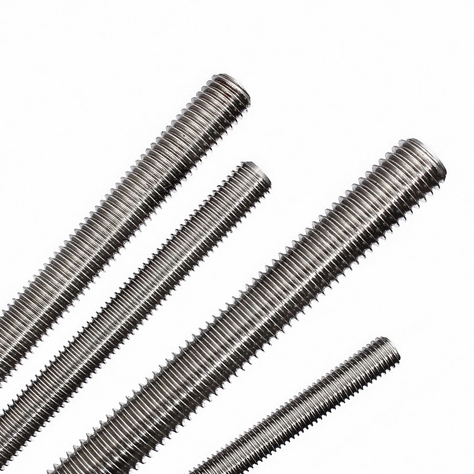

1PCS Fine Threaded Rod Studding Screw Full-Thread Bar 304 Stainless Steel Fasteners M6 M8 M10 M12 M14 M16 M18 M20 Length 250mm