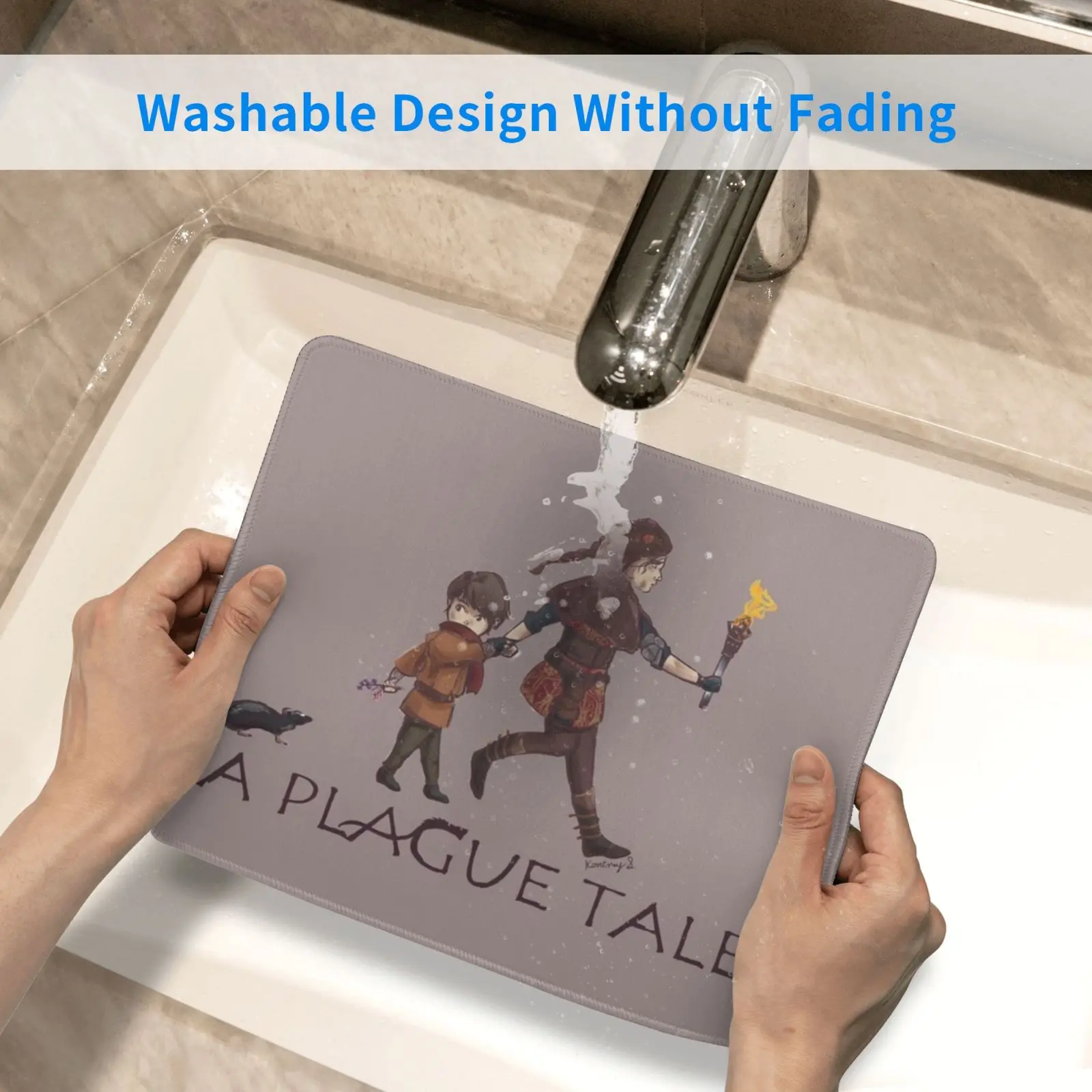 

A Plague Tale Illustration Mouse Pad DIY Print A Plague Tale Video Games