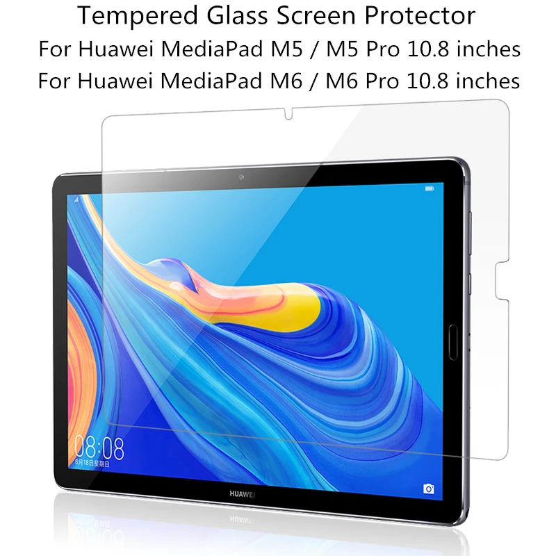 Защитная пленка из закаленного стекла 9H для Huawei MediaPad M5 M6 Pro 10 8 защитная планшета