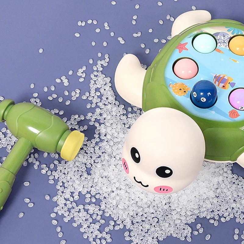 

C5AA Table Play Toy Turtle Whack-A-Mole Portable Multifunctional Table Game Creative Baby Gift Kids Indoor Toy