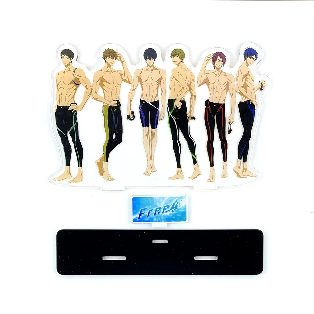 

Free! group Nanase Haruka Tachibana Makoto Rin Matsuoka Hazuki Nagisa Ryugazaki Rei acrylic standee figurines cake topper