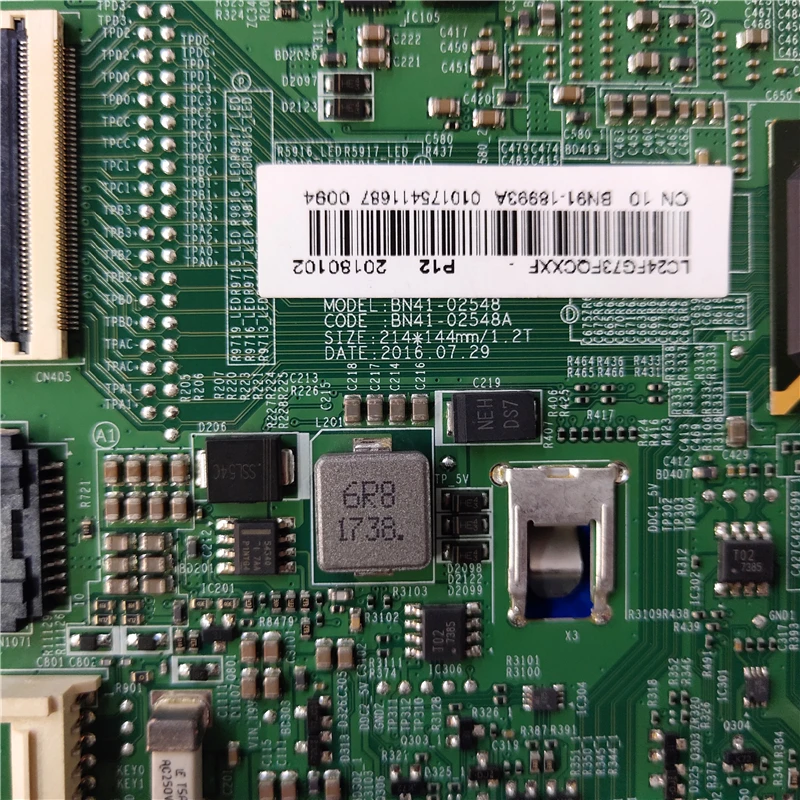 Хороший тест для Samsung C24FG73FQ LC24FG73FQUXEN основная плата BN91-18993A 18169A LC24FG70FQUXEN материнская