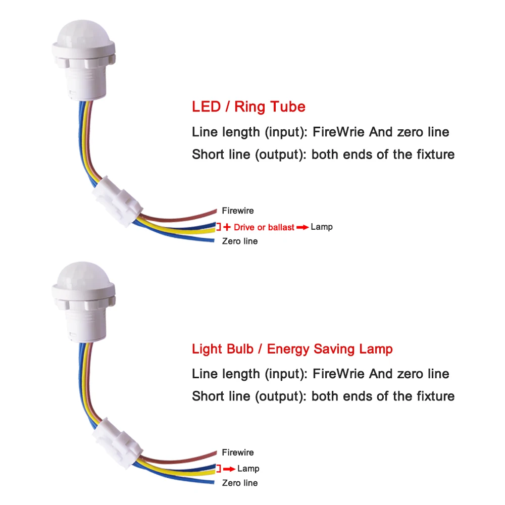 Умный мини-датчик PIR для туалета светодиодный индикатор 110 220 В инфракрасный