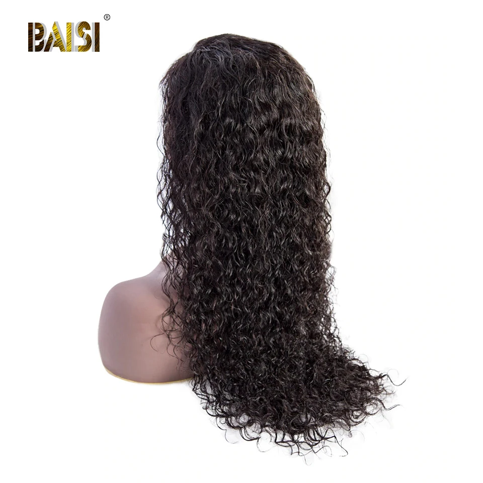 BAISI парик с волнистыми волосами кружевные передние человеческие волосы парики
