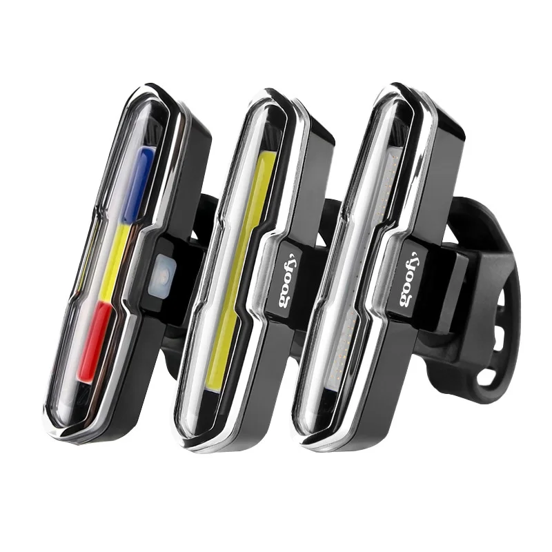 USB Перезаряжаемые спереди и сзади велосипедные светильник литий Батарея