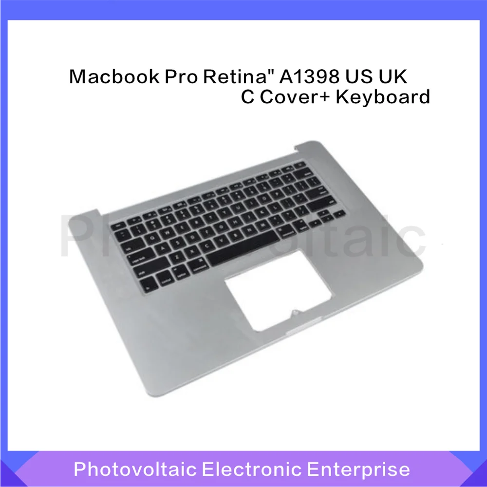 Новый A1398 US UK C чехол Топ с раскладкой клавиатуры для Macbook Pro Retina 15 4 дюймов 2012 2013 2014