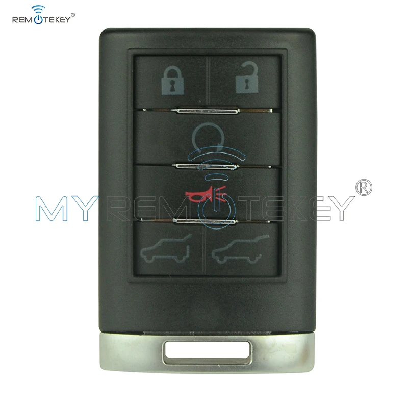

Smart Key Shell for Cadillac CTS DTS STS 6 Button OUC6000066 for cadillac Key shell cover Keyless replacement Remtekey