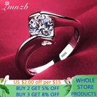 Женское кольцо из серебра 925 пробы с натуральным Цирконом