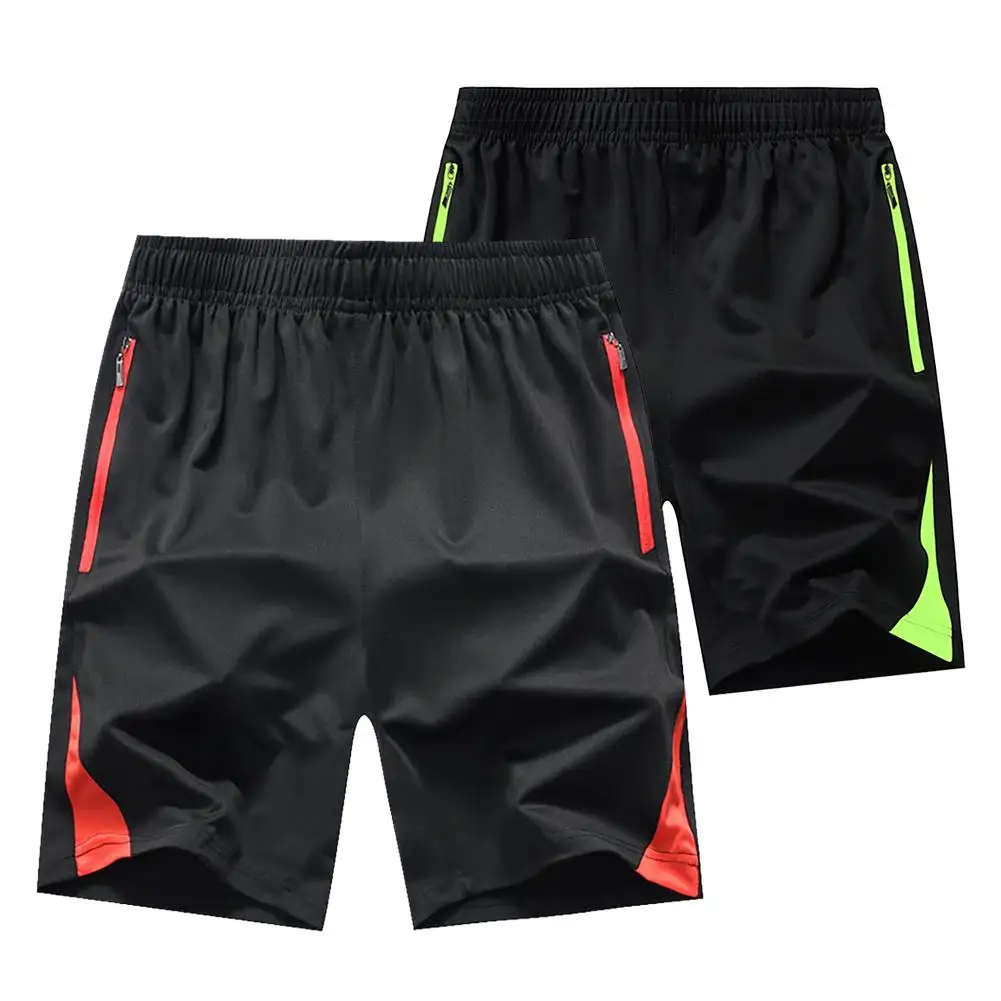 Men Running Shorts Gym Fitness Training Quick Dry Drawstring Beach Short Pants Male Summer Sports Workout Bottoms Clothing