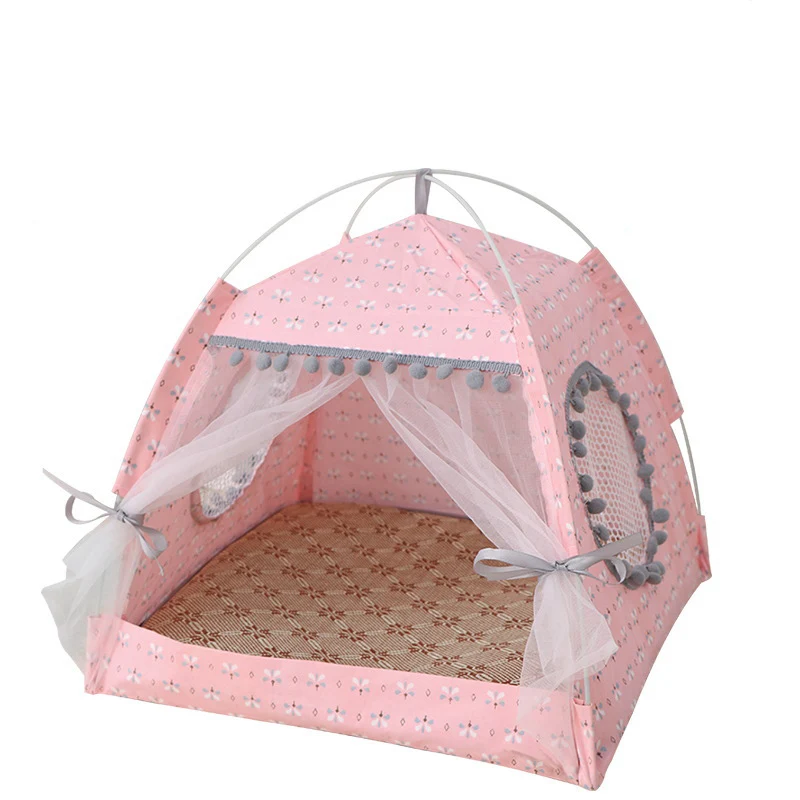 

Pet tent bed for cat house cozy products for pet accessories nest comfy calming cat beds for small dogs chihuahua tent hammock