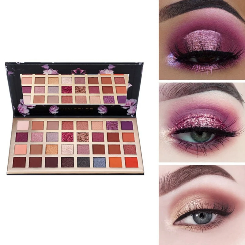 32 цвета тени для век пудра палитра макияжа мягкий дымчатый телесного пигменты