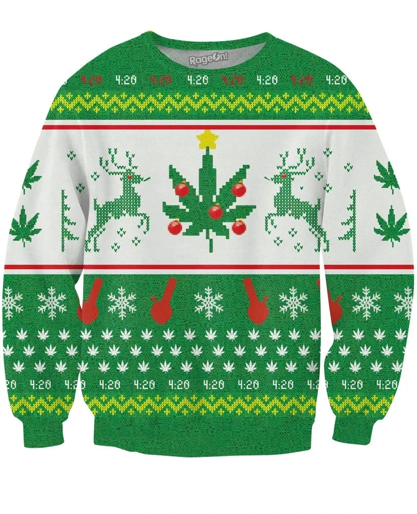 

Merry Christmas Crewneck Sweatshirt 3D Print Casual Men Women Hoodies Tops