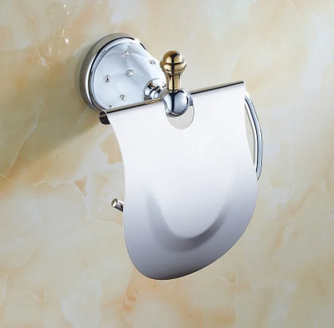 bathroom accessories diamond chrome bathroom hardware restroom accessories bath towel rack toilet paper holder bathroom set free global shipping