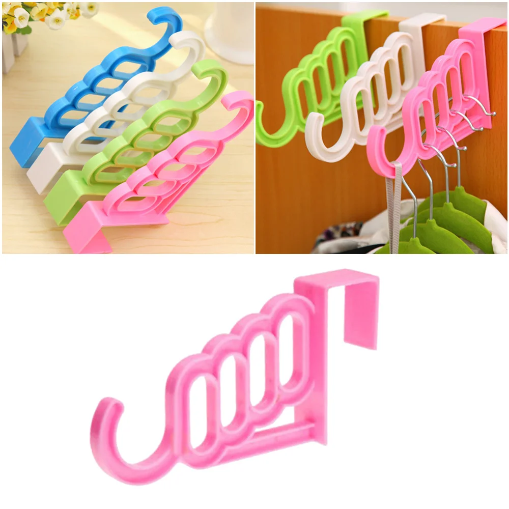 Цветной яркий цвет многоцелевой крючок за дверью без гвоздей отверстий клея