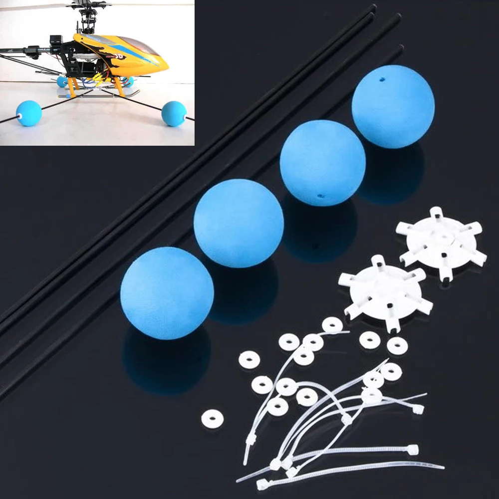 

1set Landing Training Kit For Blade 400 Trex 450 500 RC Helicopter Sponge Balls