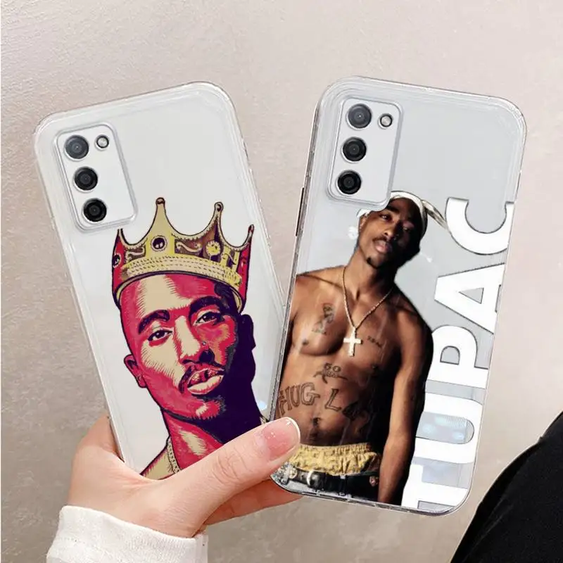 

tupac Phone Case Transparent For oppo R17 R15 R11 R9 F11 A32 A39 K7 K5 S X PRO PLUS moible bag