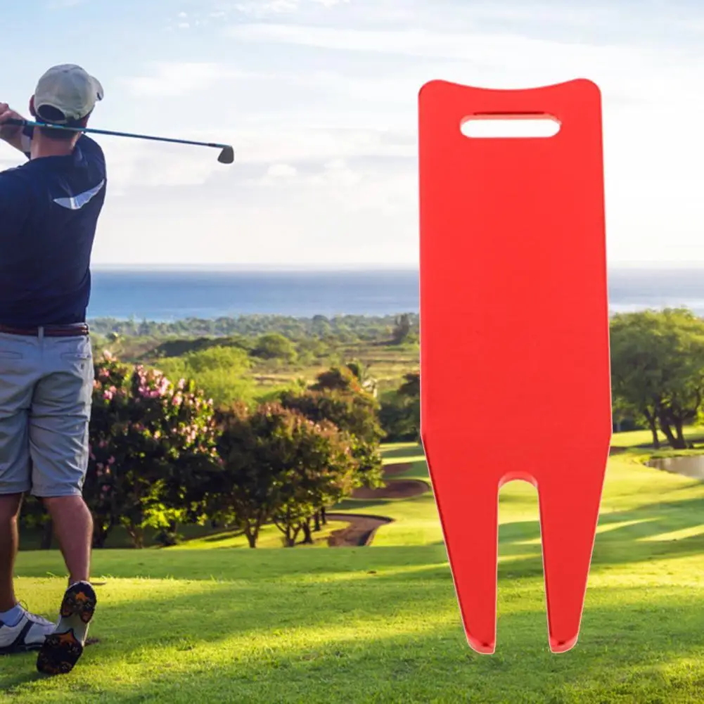 

Portable Golf Divot Repair Tool Fork Ball Marker Pitch Cleaner for Outdoor