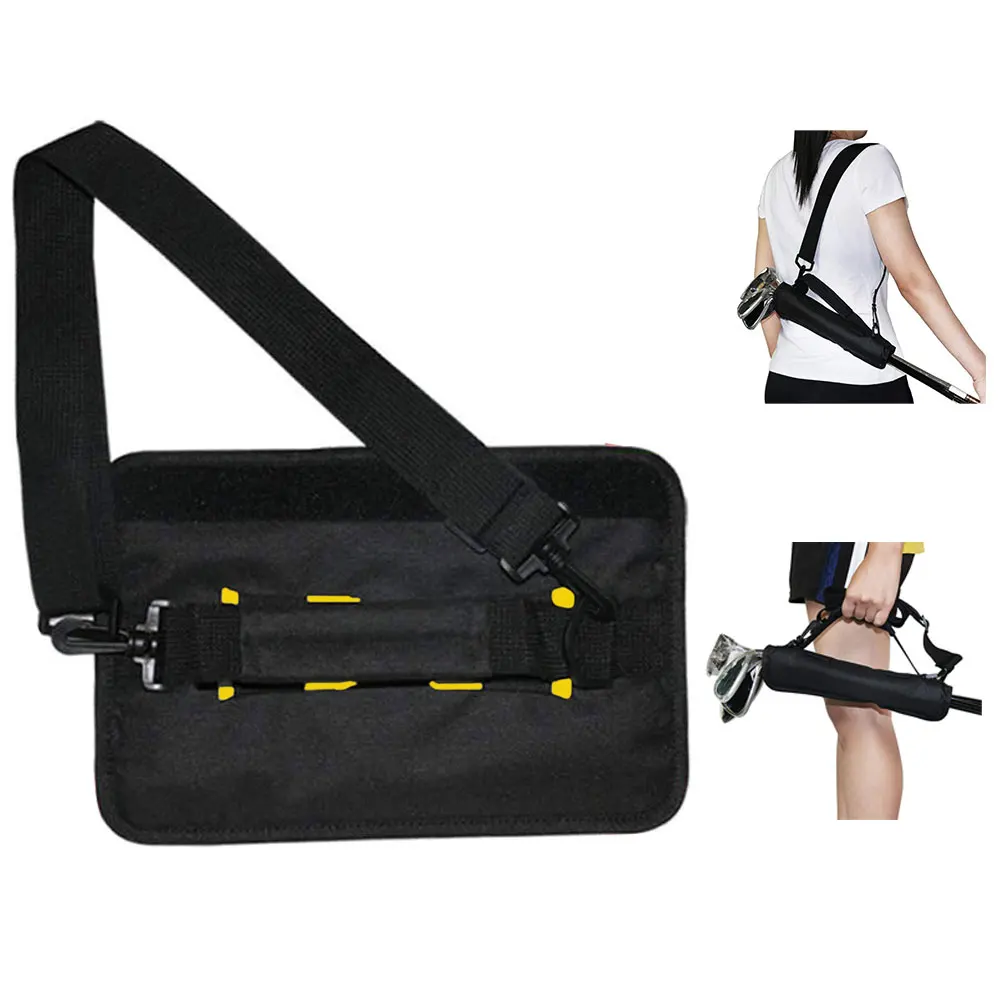 

New Mini Portable Nylon Golf Club Carrier Bag Carry Driving Range Travel Bag Golf Training Case With Adjustable Shoulder Straps